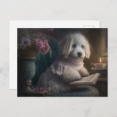 Welpe Liebe Postkarte (Vorne/Hinten)