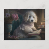 Welpe Liebe Postkarte (Vorderseite)