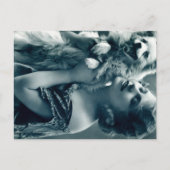 Welpe Liebe Postkarte (Vorderseite)