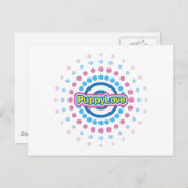 Welpe Liebe Postkarte (Vorne/Hinten)