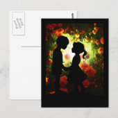 Welpe Liebe Postkarte (Vorne/Hinten)