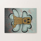 Welpe Liebe Puzzle (Horizontal)