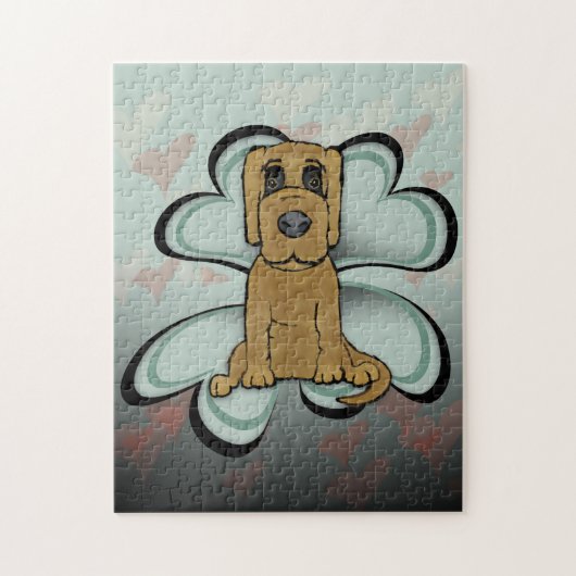 Welpe Liebe Puzzle (Vertikal)