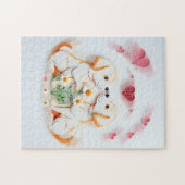 Welpe Liebe Puzzle (Horizontal)