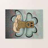 Welpe Liebe Puzzle (Horizontal)