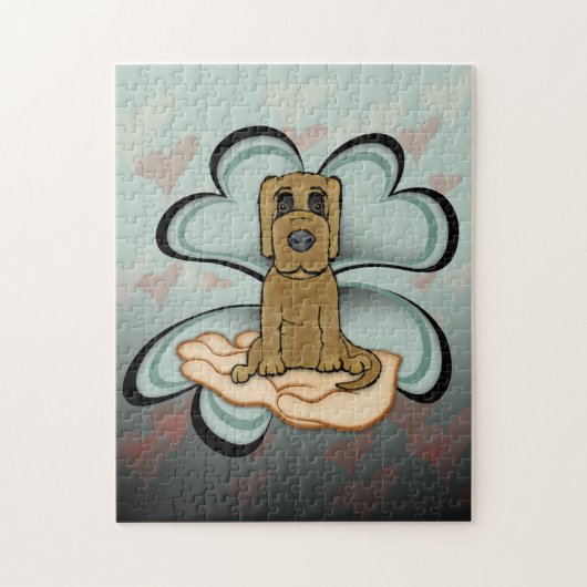 Welpe Liebe Puzzle (Vertikal)