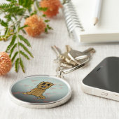 Welpe Liebe Schlüsselanhänger (Seite)