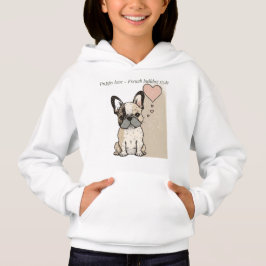 Welpe Liebe - Stile eines französischen Bulldoggen Hoodie
