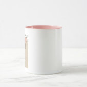 Welpe Liebe - Stile eines französischen Bulldoggen Tasse (Zentrum)