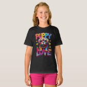 Welpe Liebe T-Shirt (Vorne ganz)