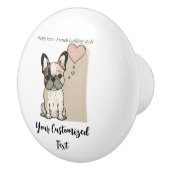 Welpe Liebe - T - Shirt im Stile eines französisch Keramikknauf (Rechts)