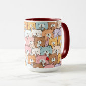 Welpe Liebe Tasse (VorderseiteRechts)