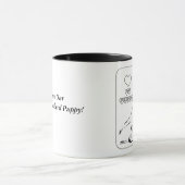 Welpe Liebe Tasse (Zentrum)