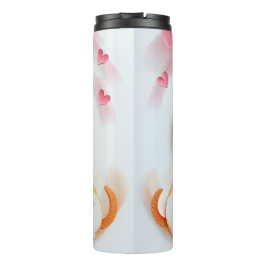 Welpe Liebe Thermosbecher (Rückseite)