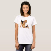 Welpe Liebe Valentine T-Shirt (Vorne ganz)