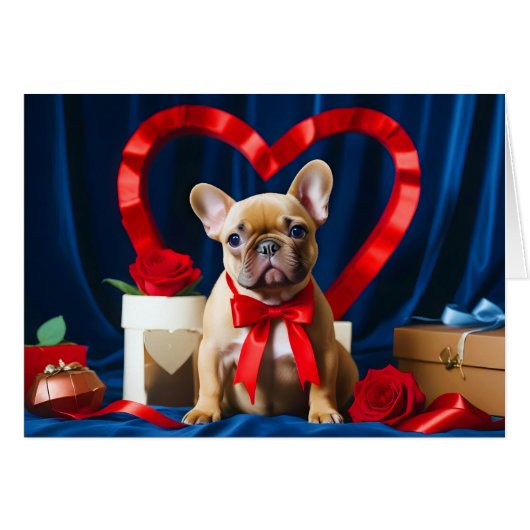 Welpe Liebe zender Romantik Schönes Geschenk (Vorderseite (Horizontal))