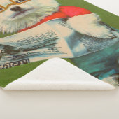 Welpe liest Zeitung Sherpadecke (3/4)