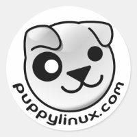 Welpe-Linux-Dot-com-Aufkleber