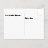 Welpe Linux Login Barke in seinem Byte Postkarte (Rückseite)