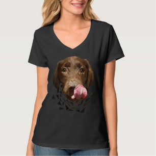 Welpe Low Polygon Labrador Image T-Shirt