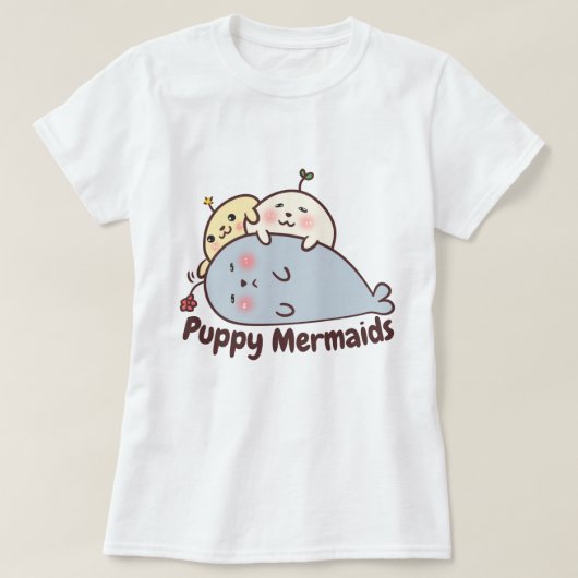 Welpe Mermaids T-Shirt (Design vorne)