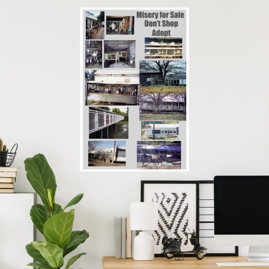 Welpe Mills Bree Misery Poster (Heimbüro)