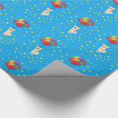 Welpe mit Balloons Geschenkpapier (Ecke)