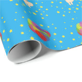Welpe mit Balloons Geschenkpapier (Rolleneckpunkt)