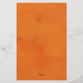 Welpe mit Black Cat and Bat , Happy Halloween! Briefpapier (Rückseite)