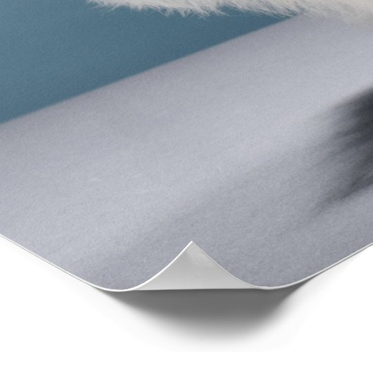 Welpe mit dicken Brillen Poster (Ecke)