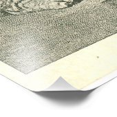 Welpe mit Muzzle Ephemera Foto Print (Ecke)