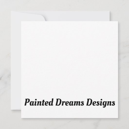 Welpe mit Red Bow in Snowy Christmas Scene (Rückseite)