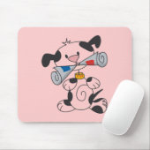 Welpe mit Zeitungs-T-Shirts und Geschenken Mousepad (Mit Mouse)