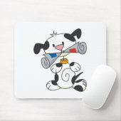 Welpe mit Zeitungsgeschenken und T - Shirt Mousepad (Mit Mouse)