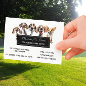 Welpe Moderne Dog Walker Pet Sitting Flyer