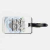 Welpe nach Bad Gepäckanhänger (Rückseite horizontal)