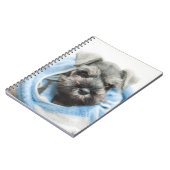 Welpe nach Bad Notizblock (Linke Seite)