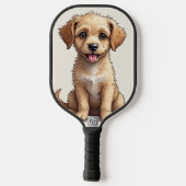 Welpe Nummer eins Pickleball Paddel Schläger (Rückseite)