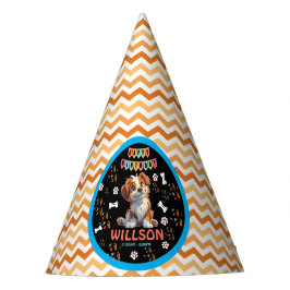 Welpe Party Geburtstag | Niedliches Kinderhundethe Partyhütchen