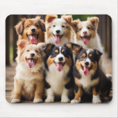 Welpe Party: Loveable Puppies Mousepad (Vorne)