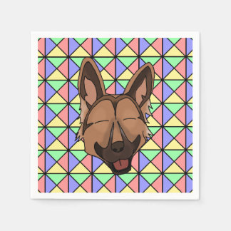 Welpe Party Napkins - Deutscher Schäferhund Serviette