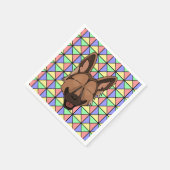 Welpe Party Napkins - Deutscher Schäferhund Serviette (Ecke)