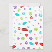 Welpe Party oder Adoptier einer Begleiter-Party Ei Einladung (Rückseite)