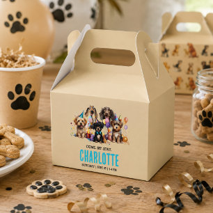 Welpe Pawty Dog Geburtstag Geschenkschachtel