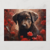 Welpe Postkarte (Vorderseite)