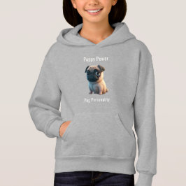 Welpe Power, Mops Persönlichkeit: Welpe Liebe Hoodie