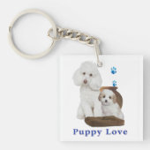 Welpe Schlüsselanhänger (Vorderseite)