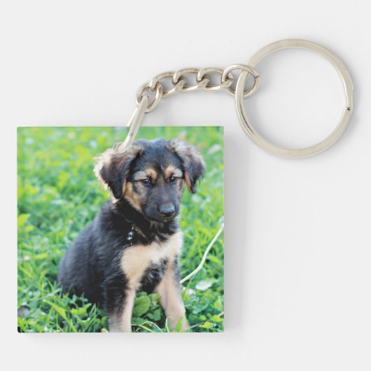 Welpe Schlüsselanhänger (Rückseite)