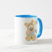 Welpe Scooby-Doo "Essen, schlafen, spielen, wieder Tasse (VorderseiteRechts)