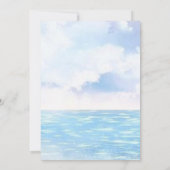 Welpe Splash Birthday Pool Party Einladung (Rückseite)